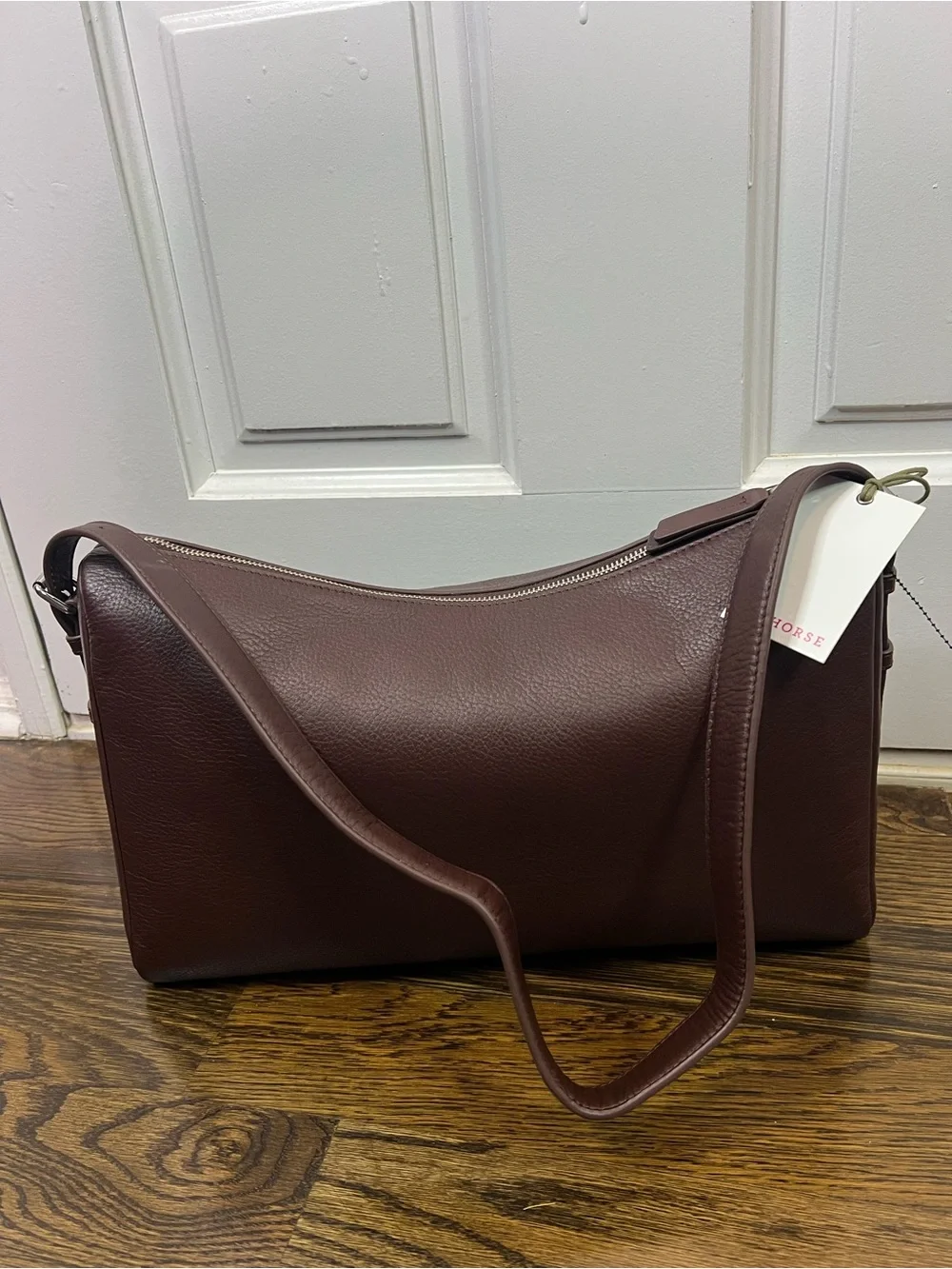 The Horse Lottie Brown Leather Shoulder Bag - Picture 5 of 16
